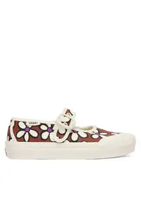 Pantofi copii - balerini - maro - material textil