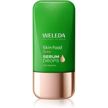 Weleda Serum Drops Skin Food Glow ser cu efect iluminator pentru uniformizarea nuantei tenului