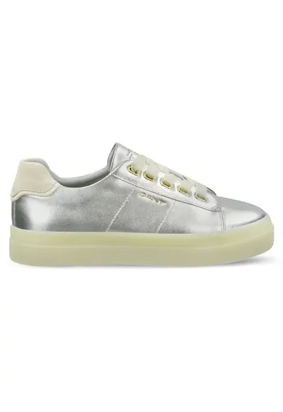 Pantofi sport dama - 30531970 - Piele naturala - Argintiu