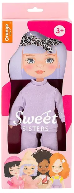 Orange Toys Sweet Sisters - Set de păpuși cu trening violet