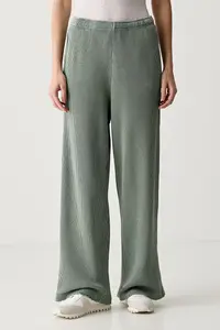 American Vintage pantaloni de trening pentru femei din bumbac