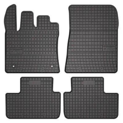 Set covorase cauciuc 4 piese BASIC, fata spate negru, potrivit RENAULT CAPTUR II 01.20