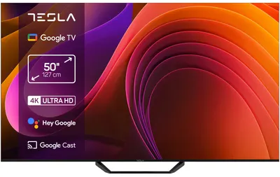 Televizor inteligent Tesla - 50E655BUS, 50'', 4K UltraHD, DLED, UHD, Dolby Vision, HDR10, Google TV, negru