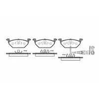 Set placute frana, frana disc REMSA 0633.21