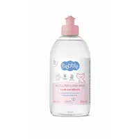 Detergent, Bebble, Pentru biberoane si vesela bebelusului, 500 ml, 0 luni+