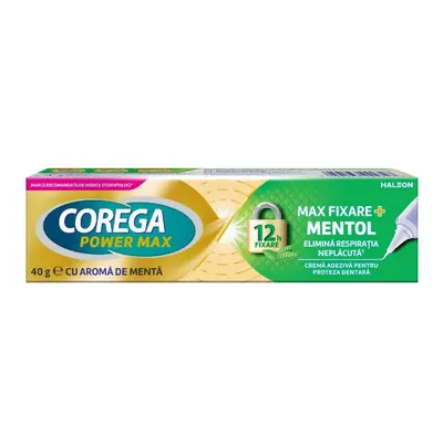 Crema adeziva pentru proteza dentara Max Fixare + Mentol Corega | 40 g
