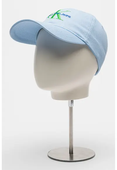 Sapca baseball ajustabila cu logo brodat - Albastru glaciar
