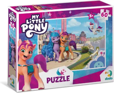 Puzzle DoDo din 60 piese - Micul meu ponei, tip 2