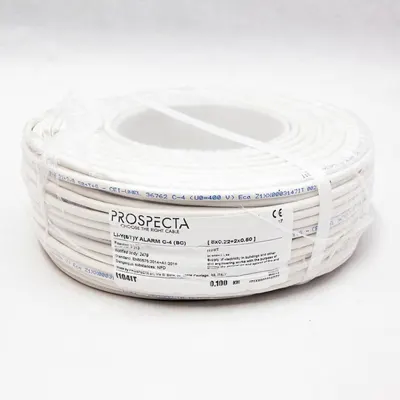 Cablu alarma 8 x 0.22 + 2 x 0.50 premium, cupru 100%, cod: I104IT Li-Y (ST)Y, made in Italy, utilizare pentru sisteme de alarma