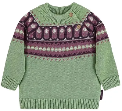 Pulover pentru copii Sterntaler - Design norvegian, mărimea 68, 3-6 luni