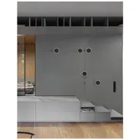 Sistem iluminat pe sina MAGNA Magnetic Wall Structure Nisipiu Negru Aluminiu IP20 Included Driver 60 Wat AC85-265V Output 24V DC
