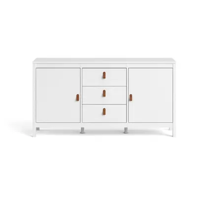 Comodă albă joasă 151x80 cm Madrid – Tvilum