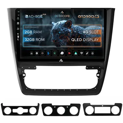 Navigatie Skoda Yeti, Android, E-Octacore 2GB RAM + 32GB ROM, 10.1 Inch - AD-BGE10002+AD-BGRKIT040