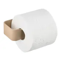 Suport pentru hârtie igienică bej de montat pe perete din metal Ume – Zone