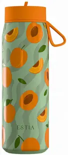 Sticlă termică cu mâner Estia Pulse - Peach Garden, 500 ml