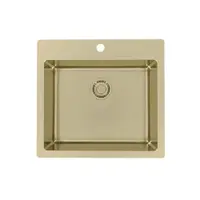 Chiuveta bucatarie inox culoare auriu Alveus Pure 70