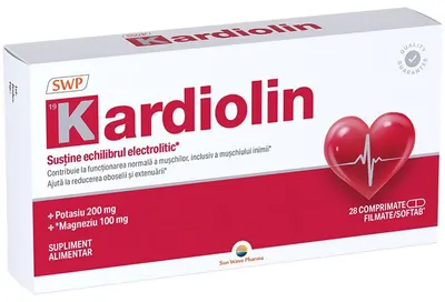 Kardiolin, 28 comprimate filmate , Sun Wave Pharma