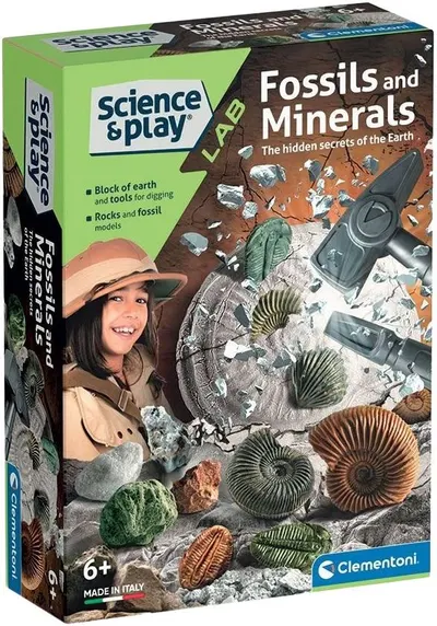 Set educațional Clementoni Science & Play - Săpați pentru fosile și minerale