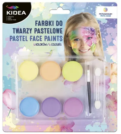 Vopsea de fata Kidea - 6 culori