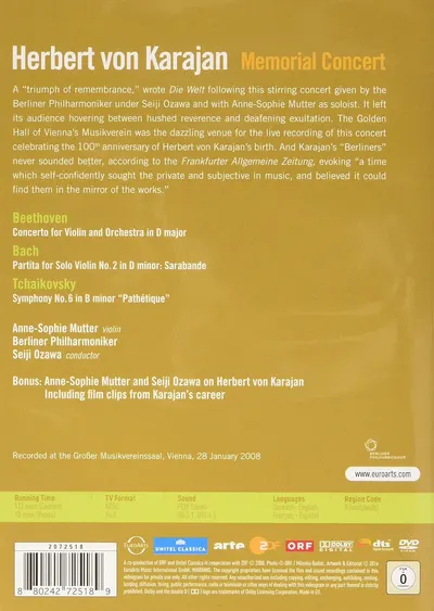 Herbert von Karajan Memorial Concert (DVD)
