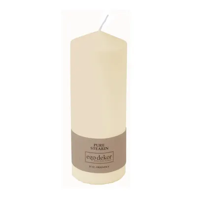 Lumânare Eco candles by Ego dekor Top, durată ardere 50 h, crem
