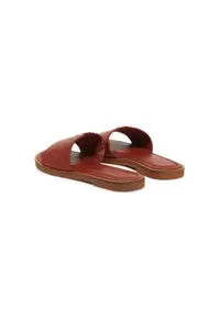 Slapi dama - 2-27105-44 - Piele naturala - Maro - Maro