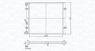 Radiator motor (Manual) potrivit SEAT LEON, TOLEDO II; SKODA OCTAVIA I; VW BORA, BORA I, GOLF IV 1.4 1.6 1.9D