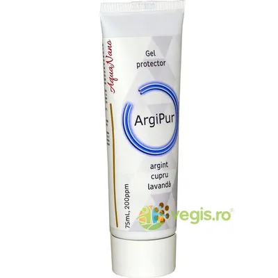 Gel Protector cu Argint, Cupru si Lavanda Argipur 75ml