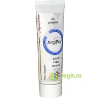 Gel Protector cu Argint, Cupru si Lavanda Argipur 75ml