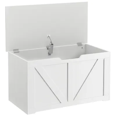 HOMCOM Comodă cu Capacitate de Încărcare de 136 kg, 80x40x45cm, Alb | Aosom Romania