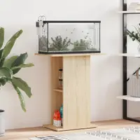 vidaXL Suport pentru acvariu, stejar Sonoma, 60,5x36x72,5 cm, lemn stratificat