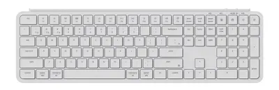Tastatură Keychron - B6 Pro Ultra-Slim, wireless, albă