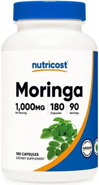 Moringa, 1000 mg, 180 capsule, Nutricost