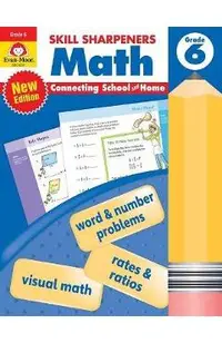 Skill Sharpeners: Math, Grade 6 Workbook