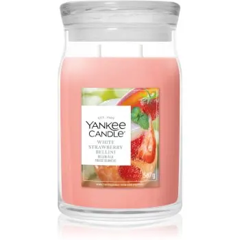 Yankee Candle White Strawberry Bellini lumânare parfumată