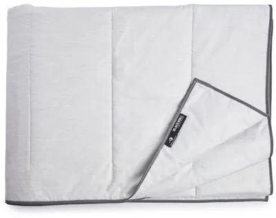 Pătură de recuperare Blackroll - Recovery Blanket, 135 x 220 cm, alb