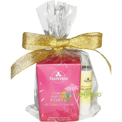Set Nutritiv: Crema Nutritiv Forte 60ml + Balsam Buze cu Galbenele si Miere 5g