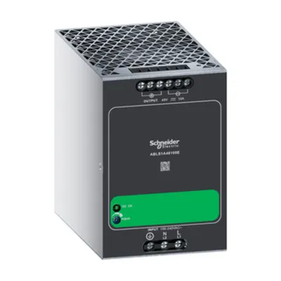 Sursa de alimentare monofazata, Intrare 100...240V c.a, iesire 48V c.c, 480W, sina DIN, IP20