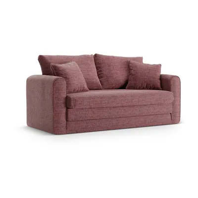 Canapea roz-închis extensibilă 158 cm Lido – Micadoni