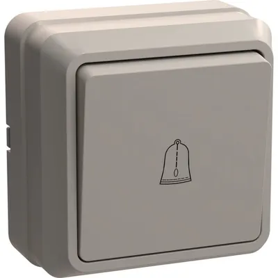 VSk20-1-0-okm Buton simplu -buton buton 10A OKTAVA (cream)