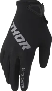 Manusi atv cross Thor RideMode Static, culoare negru, marime XL