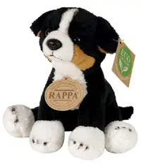 Jucărie de pluș Rappa Eco Friends - Câinele de munte Berna, 15 cm