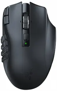 Mouse de gaming Razer - Naga V2 HyperSpeed, optic, wireless, negru