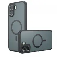 Husa MagSafe pentru Oppo A6k 4G / A6x 4G / A6x, Techsuit, PureFrost, Neagra Satinata