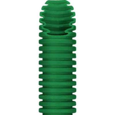 Tub flexibil cu rezistenta Medie - cu autostingere - diametru32MM - fara sonda tragatoare - VERDE