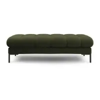 Bancă verde capitonată Bali – Cosmopolitan Design