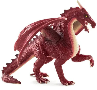 Figurina Mojo Fantasy&Figurines - Dragon rosu