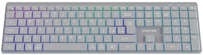 Tastatură Canyon - HKB-W11, fără fir, gri