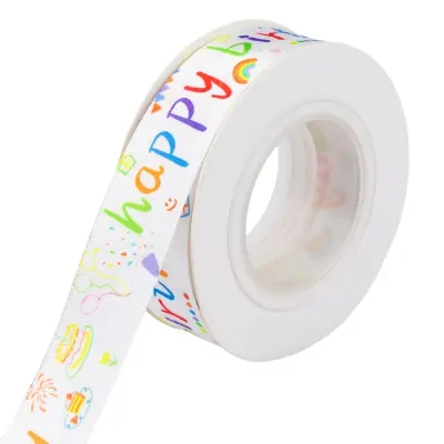 Bandă textilă cu mesaj happy birthday - Default Title