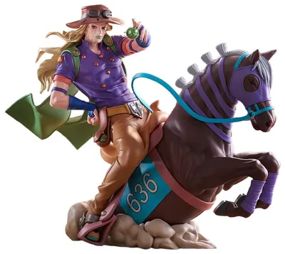 Statuetă Sega Animation: Jojo's Bizarre Adventure: Steel Ball Run - Gyrzo Zeppeli, 18 cm